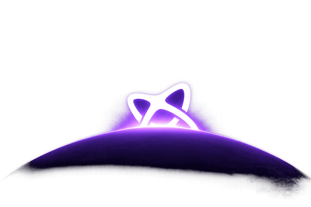Purple Glowing Logo